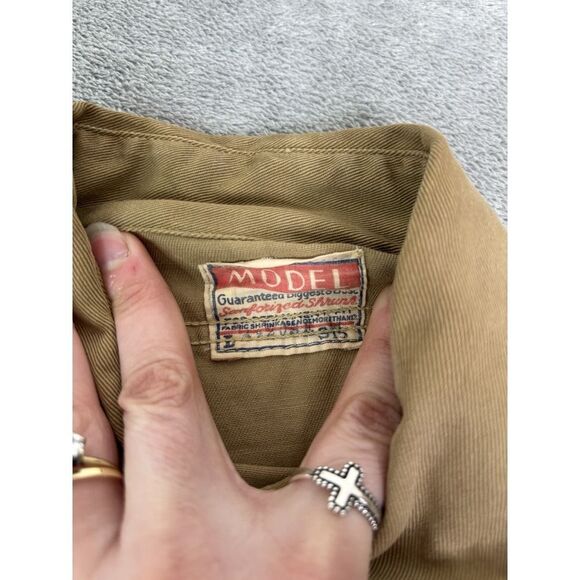 Vintage 60s Boy Scouts Of America Long Sleeve Button Down Shirt Men's Large - Picture 8 of 12